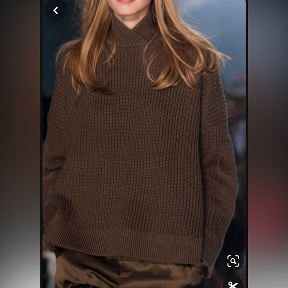 H&M Studio A/W 2014 Wool Ribbed Knit Green Sweater NWOT Size 6 - Picture 3 of 10